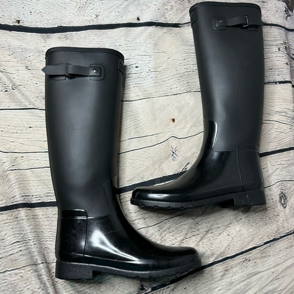 Hunter Shoes - Hunter Black Women's Winter & Rain Boots